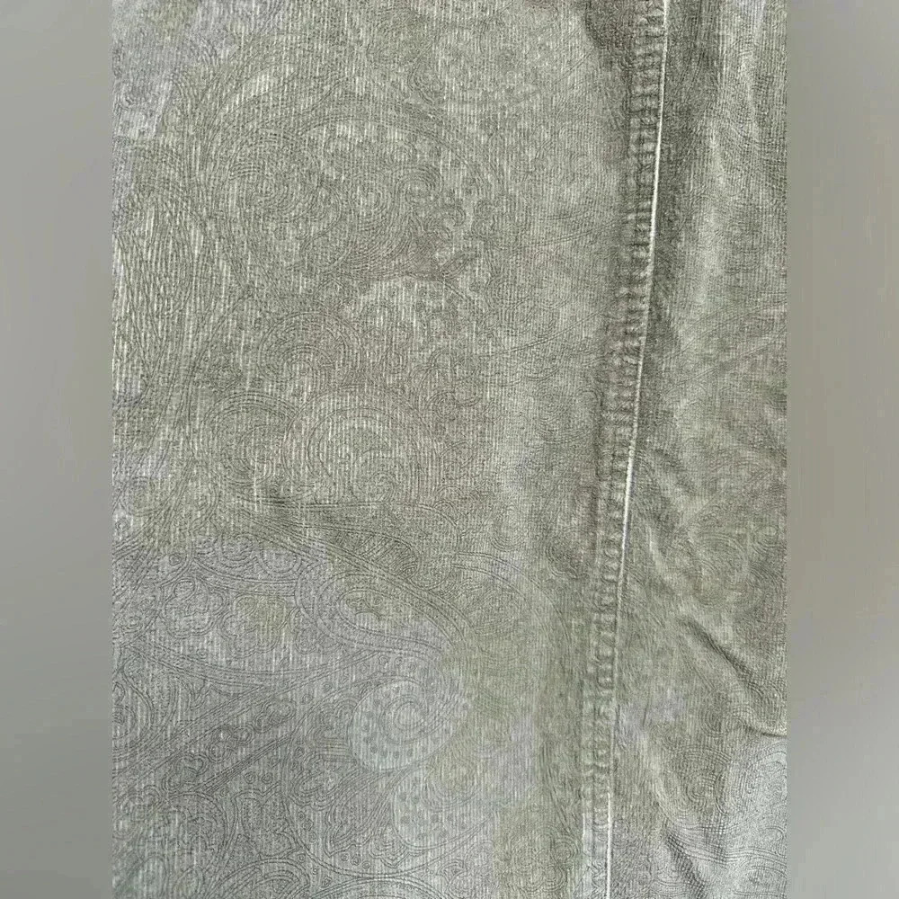 Vintage Y2K Express Corduroy Paisley Print Mini Skirt | Tan | Women’s Size 9/10 - Picture 8 of 10